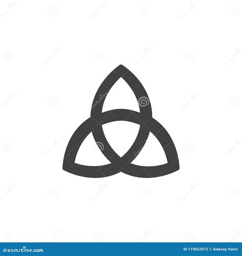 Holy Trinity Vector Icon Stock Vector Illustration Of Pictogram