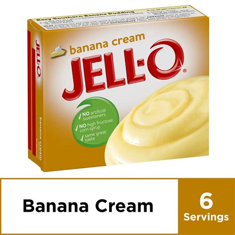 Jell O Banana Cream Instant Pudding Mix 51 Oz Box