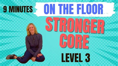 Floor Core Exercises For Seniors And Beginners Level 3 Youtube