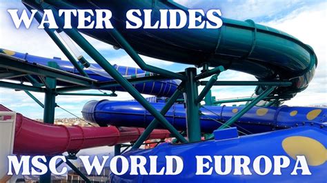 Msc World Europa Ship Tour Water Slides Youtube