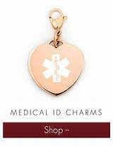 Sterling Silver Medical Id Charms