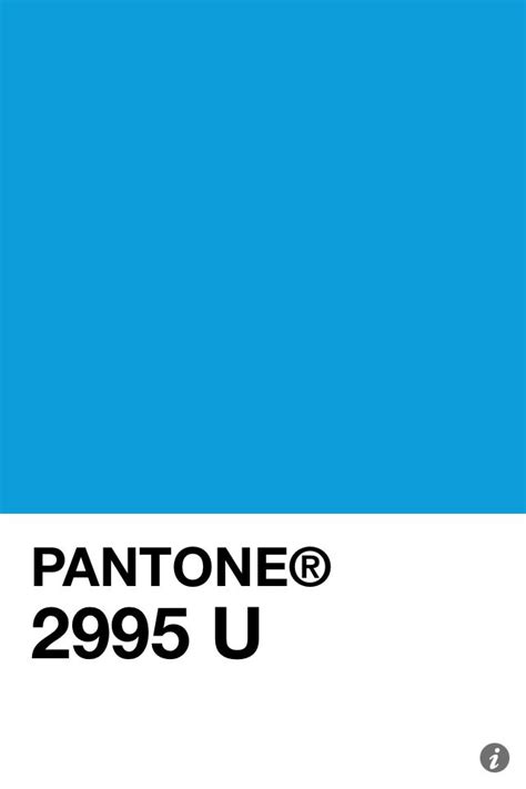 Pantone 2995 U Pantone Pantone Color Color