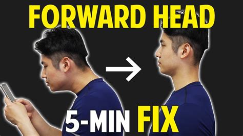 Fix Text Neck Forward Head Postureattractive Posture In Minutesfix