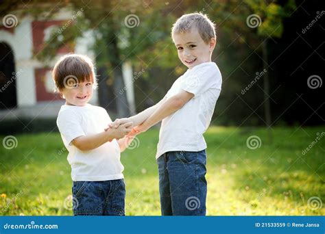Brother And Sister Playing Stock Image Image Of Male 21533559