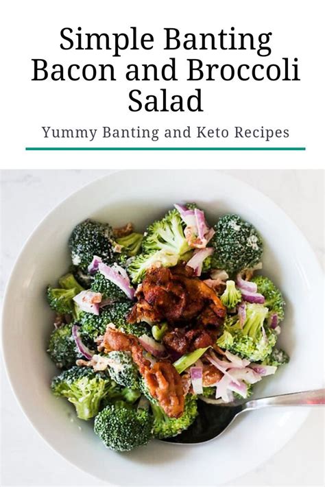 Banting Bacon And Broccoli Salad Recipes Banting Recipes Broccoli