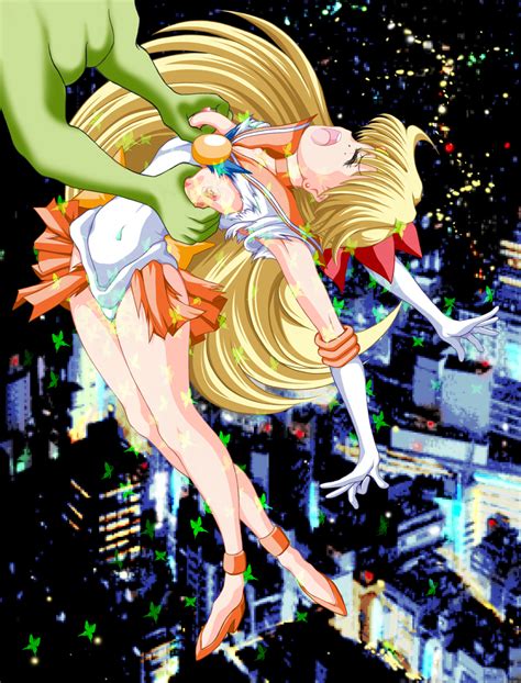 Rule 34 Bishoujo Senshi Sailor Moon Blonde Hair Breast Grab Breasts Butterflies Choker Elbow