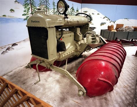 Fordson Screw Propelled Snowmobile At The Hays Antique Truck Museum