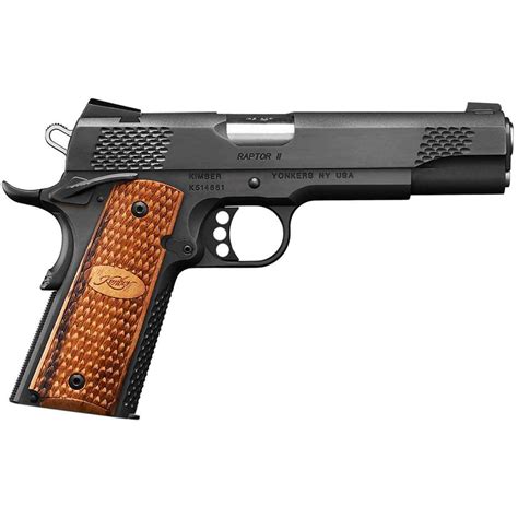 Kimber Raptor Ii 45 Auto Acp 5in Blackwood Pistol 81 Rounds