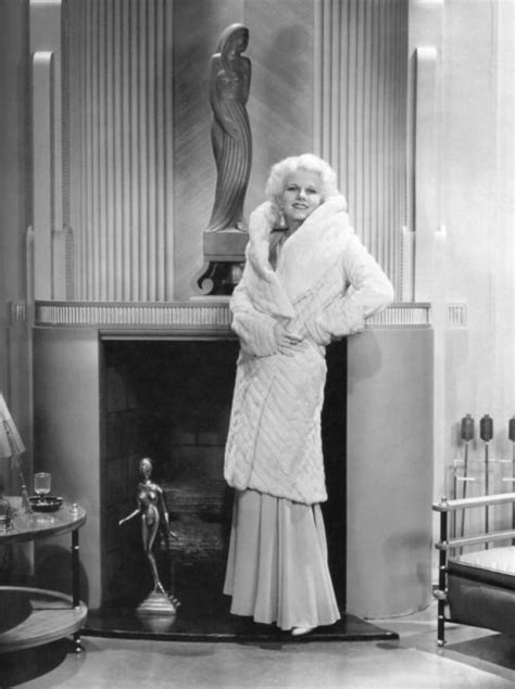 ladybegood jean harlow in a publicity photo for platinum art deco jean harlow harlow