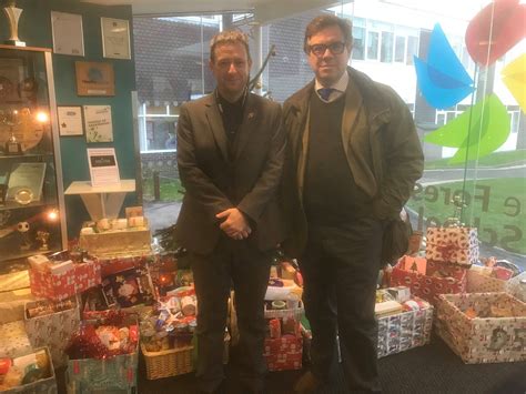 Jeremy Quin Meets The New Headteacher Of Forest Boys School Jeremy Quin