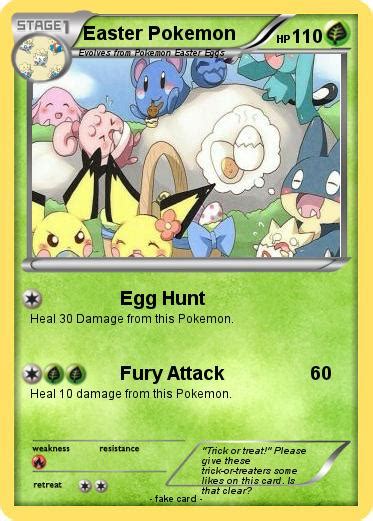 Pokémon Easter Pokemon Egg Hunt My Pokemon Card