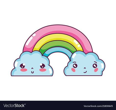 Download High Quality Rainbow Clipart Kawaii Transparent Png Images