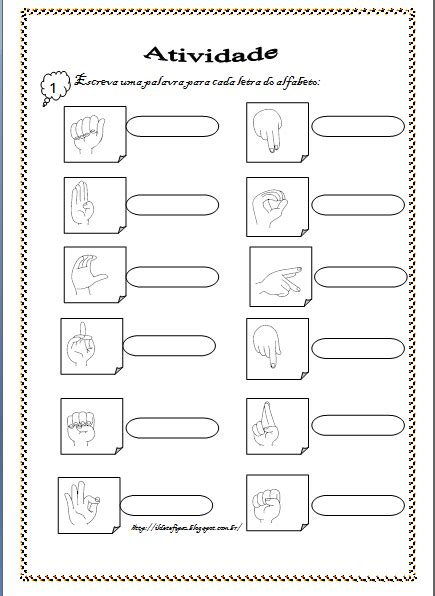 Saberes E Fazeres Em Nossas Mãos Atividade Alfabeto E Vogais