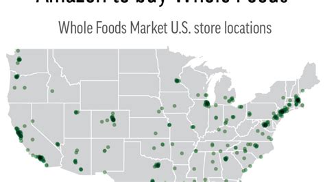 Whole Foods Locations Map Color 2018