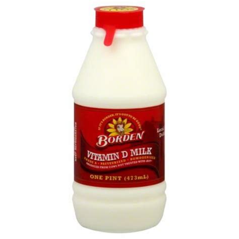 Borden Vitamin D Whole Milk 1 Pint Kroger