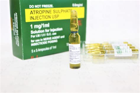 Atropine Sulphate Injection Usp 06 Mgml