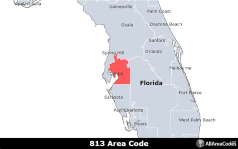 813 Area Code Location Map Time Zone And Phone Lookup