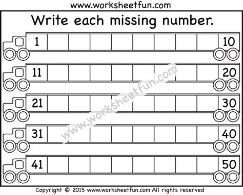 Missing Numbers Missing Numbers Free Printable Worksheets Printable