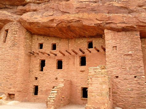 Manitou Colorado Cliff Dwellings Ancestral Puebloans Indians Vintage