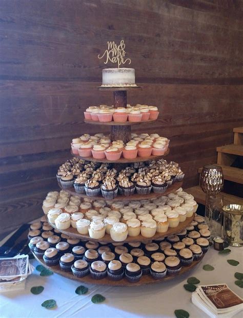 Cupcake Stand 6 Tier Rustic Or Modern Tower Holder 150 Cupcakes 300