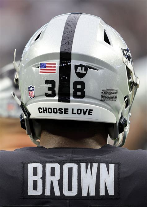 Why Do Nfl Helmets Have Choose Love Written On Them The Us Sun