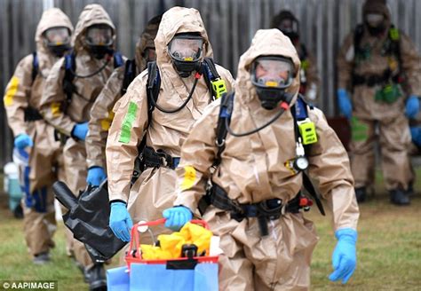 Chemical And Biological Warfare Specialists Suit Up During