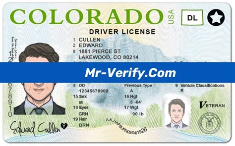 Colorado Driver License Psd Template New Mr Verify