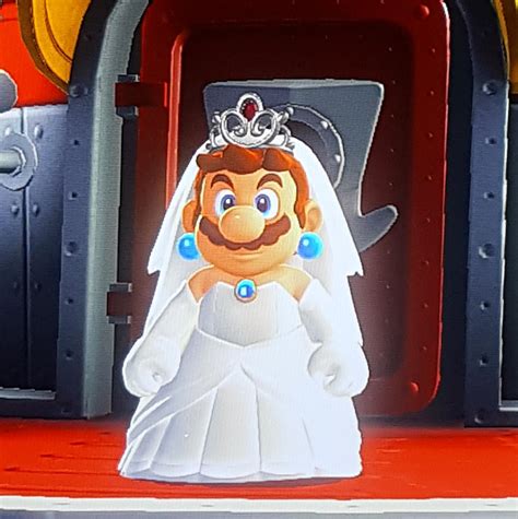 So The Wedding Peach Amiibo In Mario Odyssey Gives Dearest Mario A