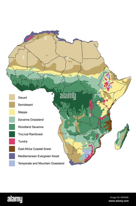 Map Of African Rainforest Map Of Spain Andalucia