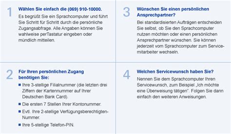 Telefon Banking Deutsche Bank Privatkunden