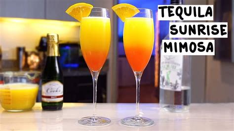 Tequila Sunrise Mimosa Cocktail Recipe