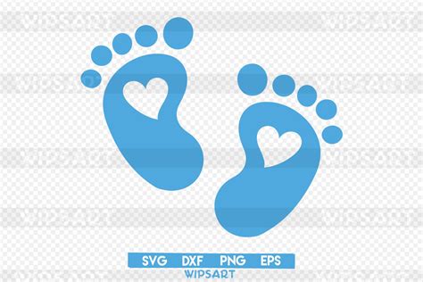 Sale Baby Heart Svg Baby Feet Silhouette Svgbaby Feet Png 75387