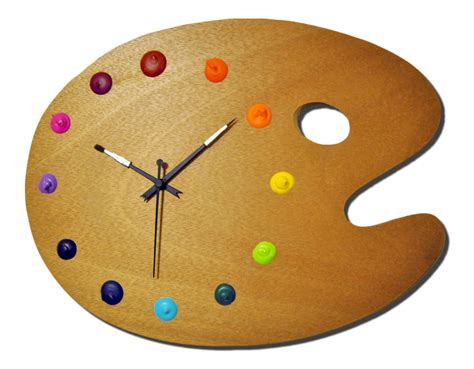 This Clock Is A Fun Idea And I Also Love Art Art Studio Decor Diy