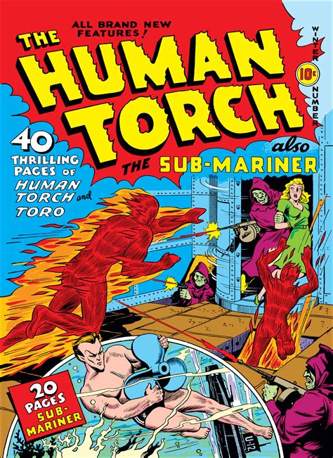 Human Torch Comics 1940 3 Comic Issues Marvel