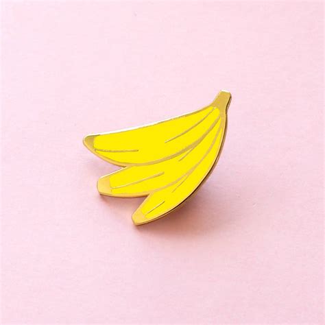 Banana Enamel Pin By Old English Company
