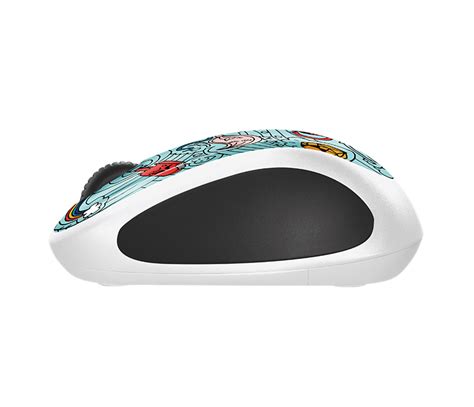 Logitech Doodle Collection M238 Bae Bee Blue Wireless Mouse