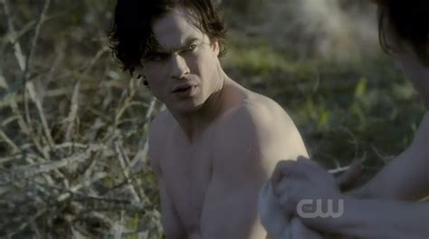 Ian Somerhalder And Paul Wesley On Vampire Diaries S1e20 Shirtless