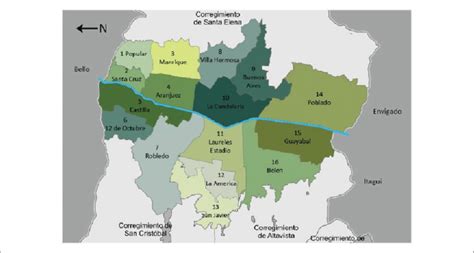 Mapa De Medellin Comunas