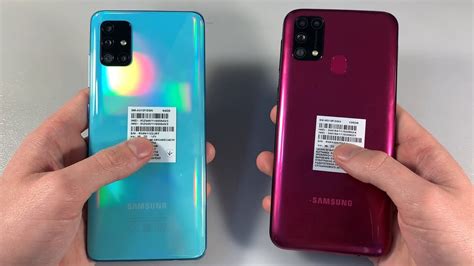 La pantalla del samsung galaxy. Samsung Galaxy M31 vs Samsung Galaxy A51 - YouTube