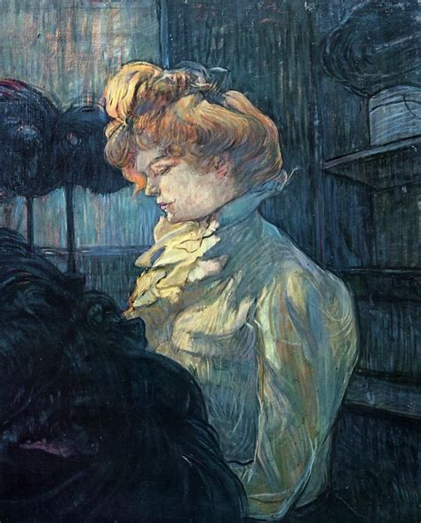 See, that's what the app is perfect for. The Milliner, 1900 - Henri de Toulouse-Lautrec - WikiArt.org