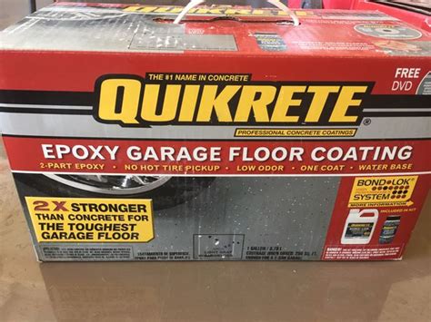 Quikrete Epoxy Garage Floor Coating For Sale In Queen