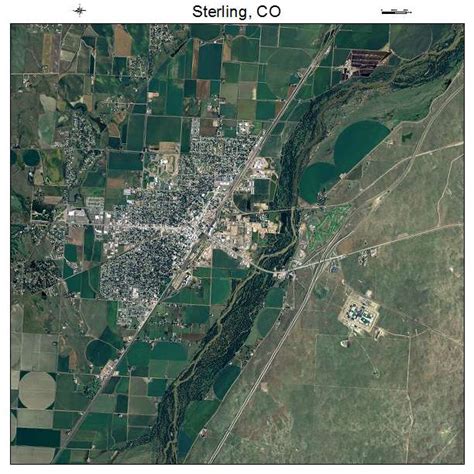 Aerial Photography Map Of Sterling Co Colorado
