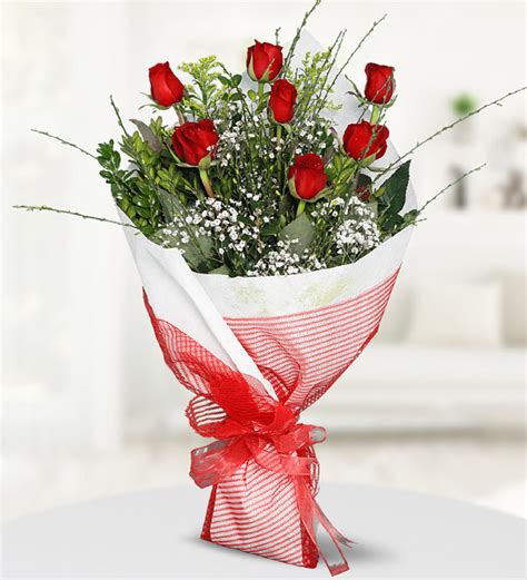 Send Flowers Turkey Bouquet Of 7 Red Roses From 30usd