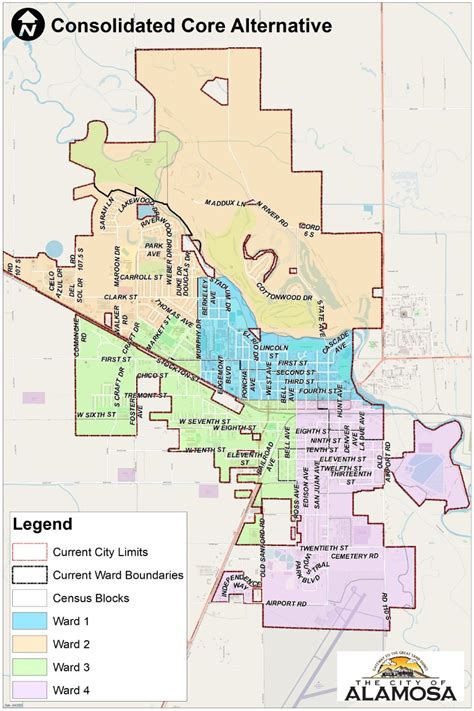 alamosa news revised map of election districts to be presented to council