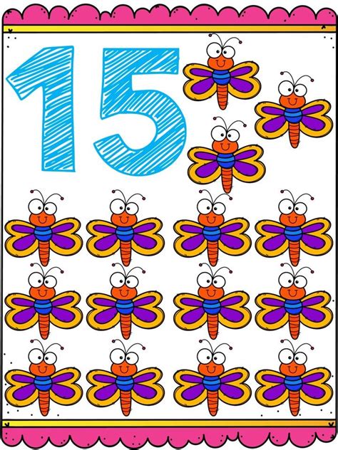 Tarjetas Para Trabajar Los Números Del 1 Al 20 Números Preescolar