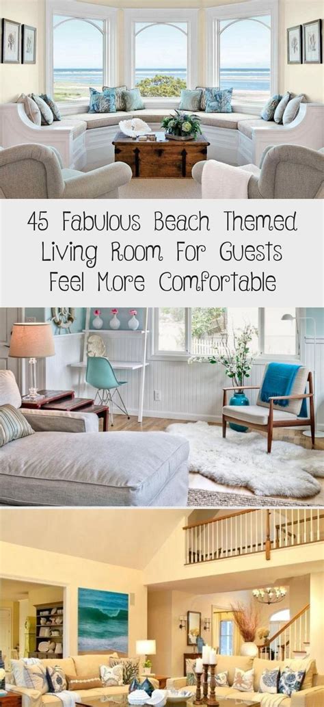 45 Fabulous Beach Themed Living Room For Guests Feel More