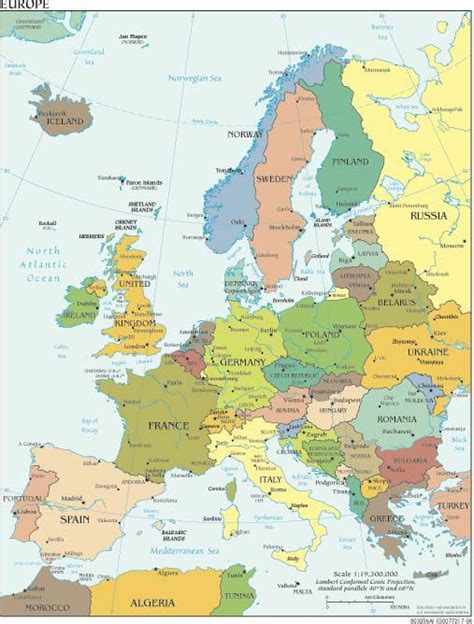 Northern Europe Cruise Maps