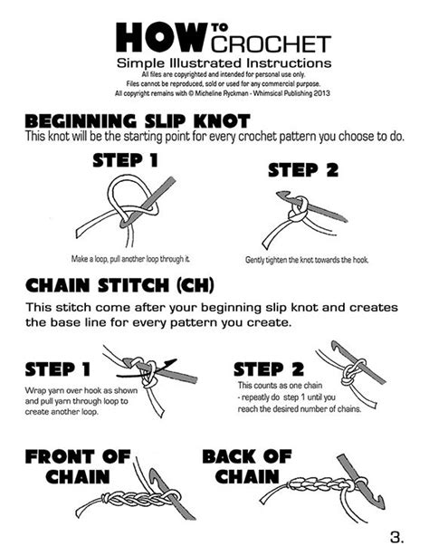 I am not familiar with the crochet stitch abbreviation sn. Crochet - Free Simple Illustrated Instructions | Whimsical ...