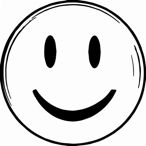 Emoji Smiley Face Coloring Page Sketch Coloring Page
