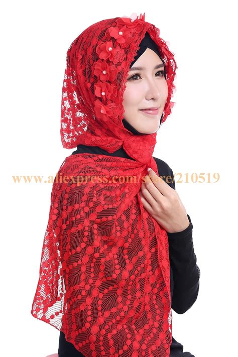 20pcs bag muslim girls fashion lace scarf hijab exclude underscarf muslim bag hijab